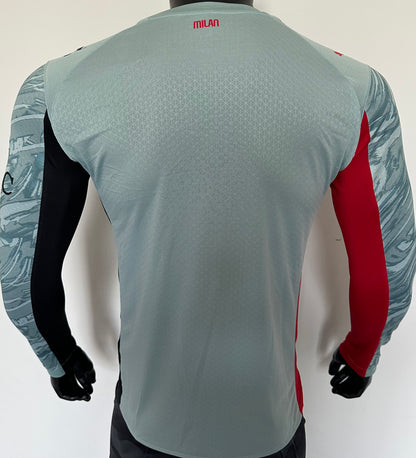 Jersey 2025/26 AC Milan Portero Manga larga Versión Jugador