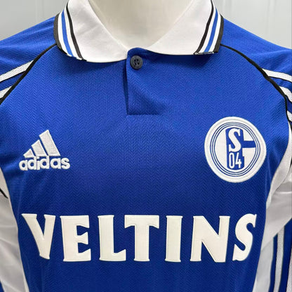 Jersey 1998/2000 Schalke 04 Especial Manga larga Versión Fan Retro
