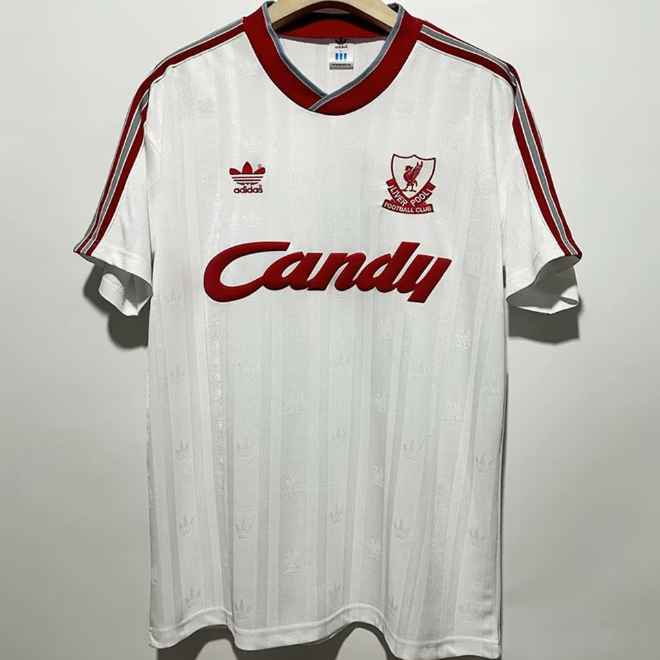 jersey 1988/89 liverpool tercero manga corta versión fan retro