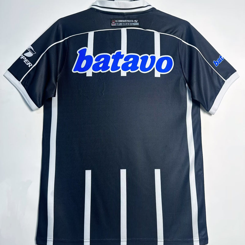 Jersey 1999 Corinthians Visitante Manga corta Versión Fan Retro