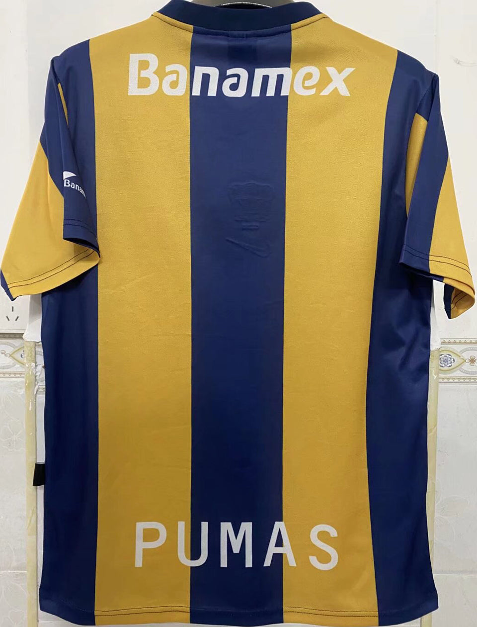 jersey 2000/2001 pumas local manga corta versión fan retro