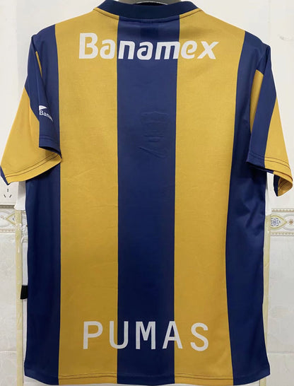 Jersey 2000/2001 PUMAS Local Manga corta Versión Fan Retro