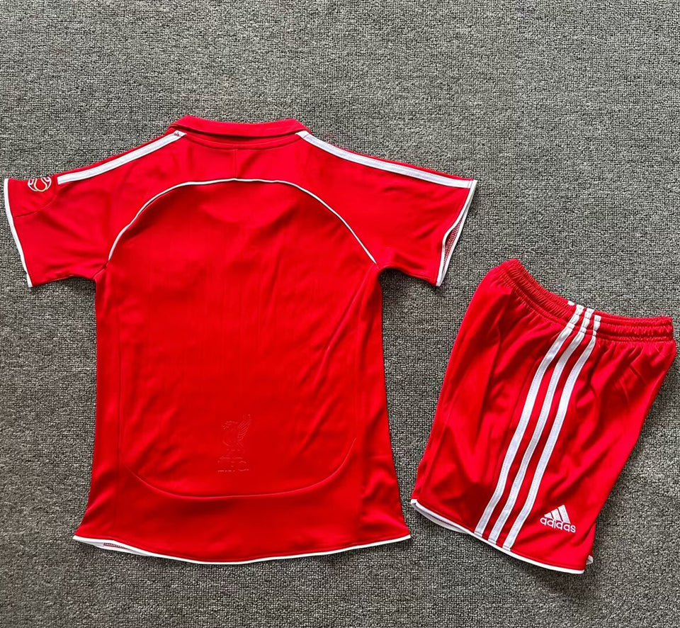 jersey 2006/08 liverpool local manga corta niño retro