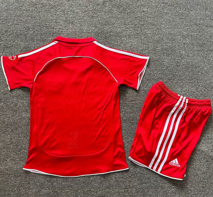 Jersey 2006/08 Liverpool Local Manga corta Niño Retro