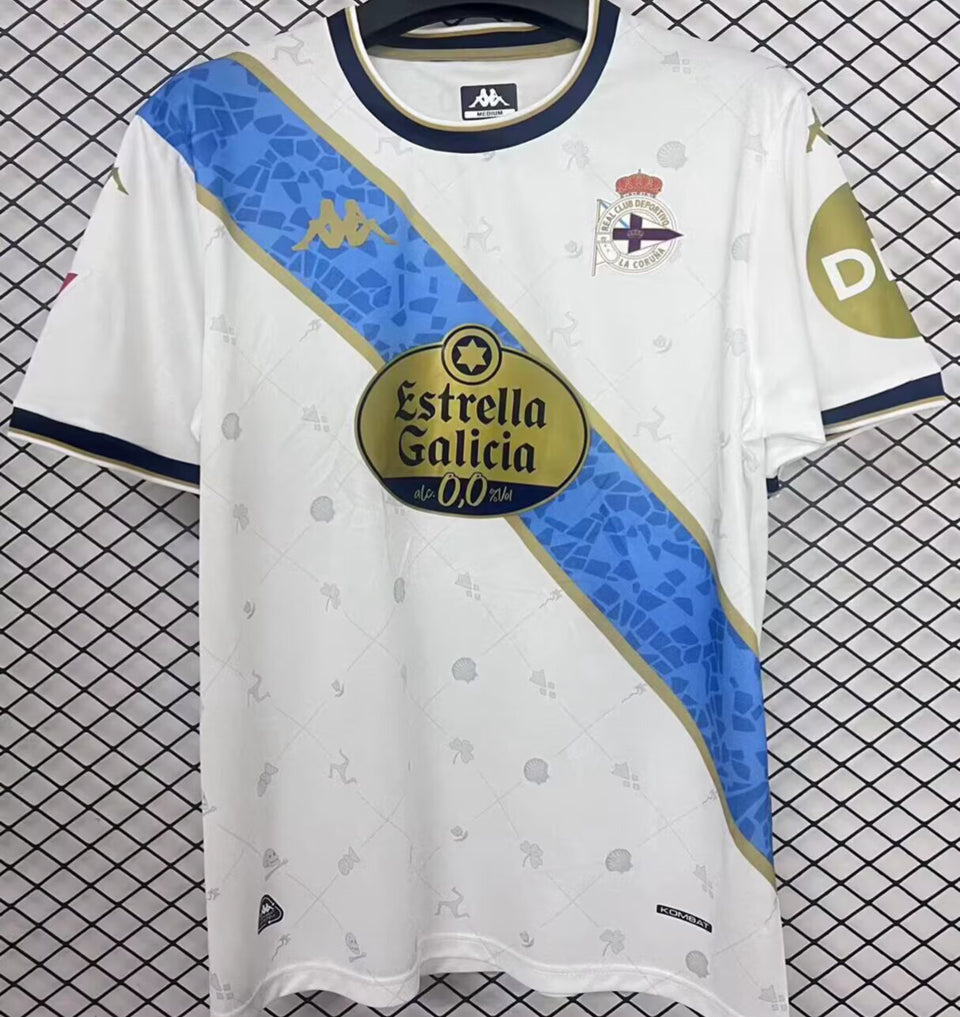 Jersey 2025/26 Deportivo La Coruna Tercero Manga corta Versión Fan