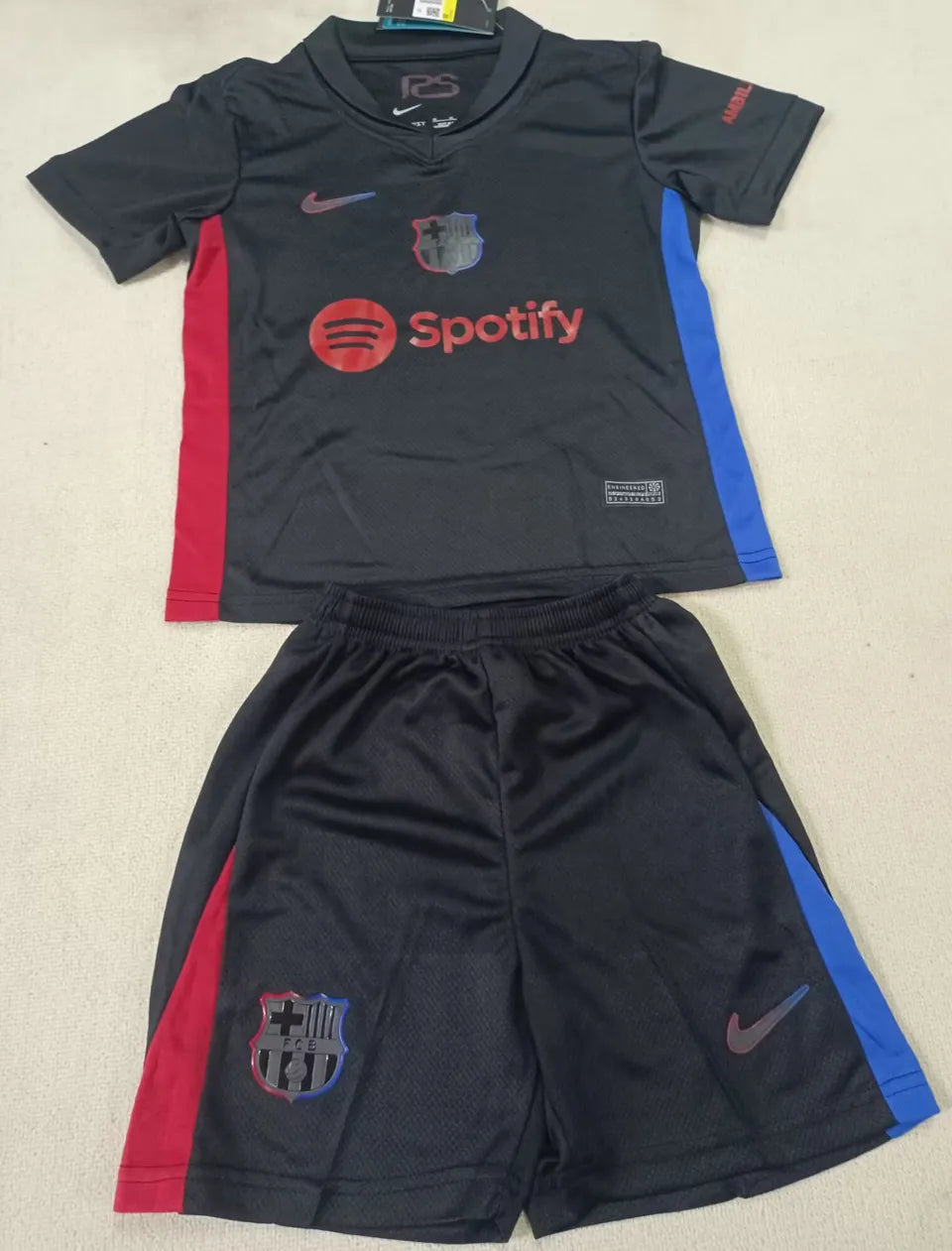 Jersey 2024/25 Barcelona Visitante Manga corta Niño