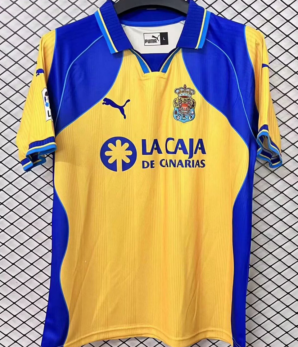 jersey 2000/2001 las palmas visitante manga corta versión fan retro