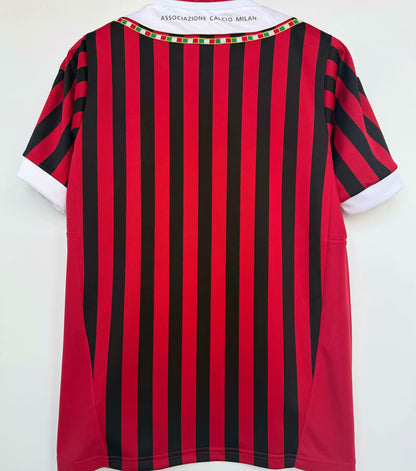 Jersey 2011/12 AC Milan Local Manga corta Versión Fan Retro