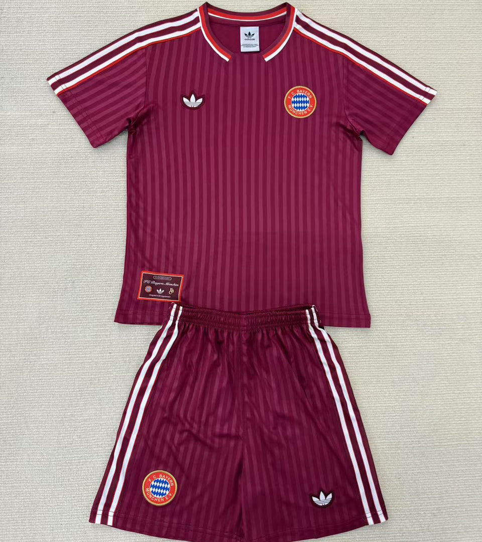 Jersey 2025 Bayern Munich Especial Manga corta Niño Retro