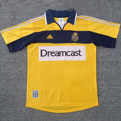 Jersey 2000/2001 Deportivo La Coruna Visitante Manga corta Versión Fan Retro