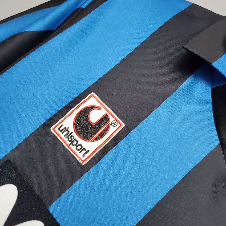 Jersey 1988/90 Inter Milan Local Manga corta Versión Fan Retro