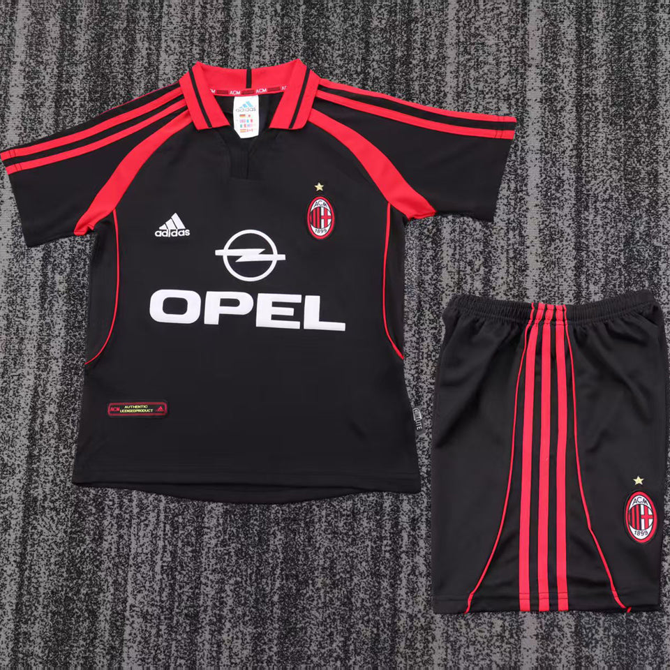 Jersey 2000/2001 AC Milan Tercero Manga corta Niño Retro