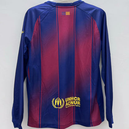 Jersey 2025/26 Barcelona Local Manga larga Versión Fan