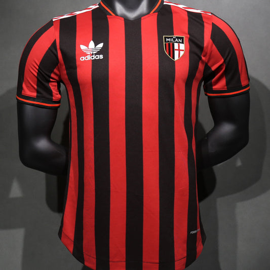 Jersey 2025 AC Milan Local Manga corta Versión Jugador Retro