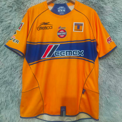 Jersey 2005 Tigres UANL Local Manga corta Versión Fan Retro