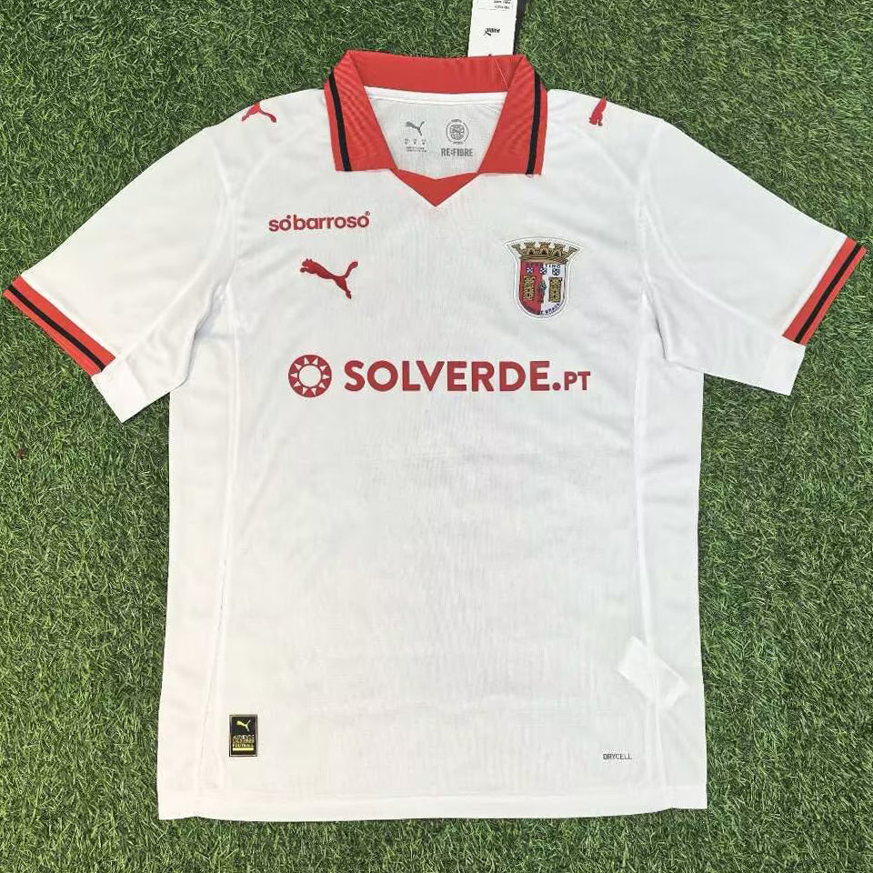 Jersey 2025/26 Sporting Braga Visitante Manga corta Versión Fan
