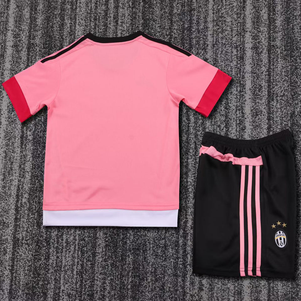 jersey 2015/2016 juventus visitante manga corta niño retro