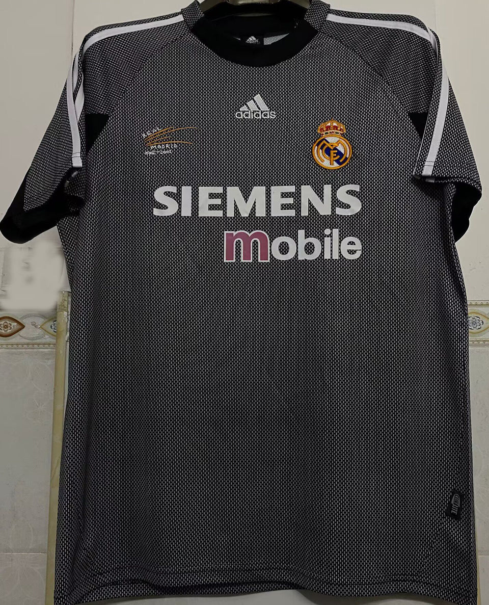 jersey 2002/03 real madrid portero manga corta versión fan retro