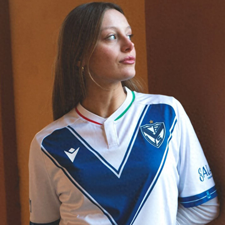 jersey 2025/26 vélez sarsfield local manga corta versión fan