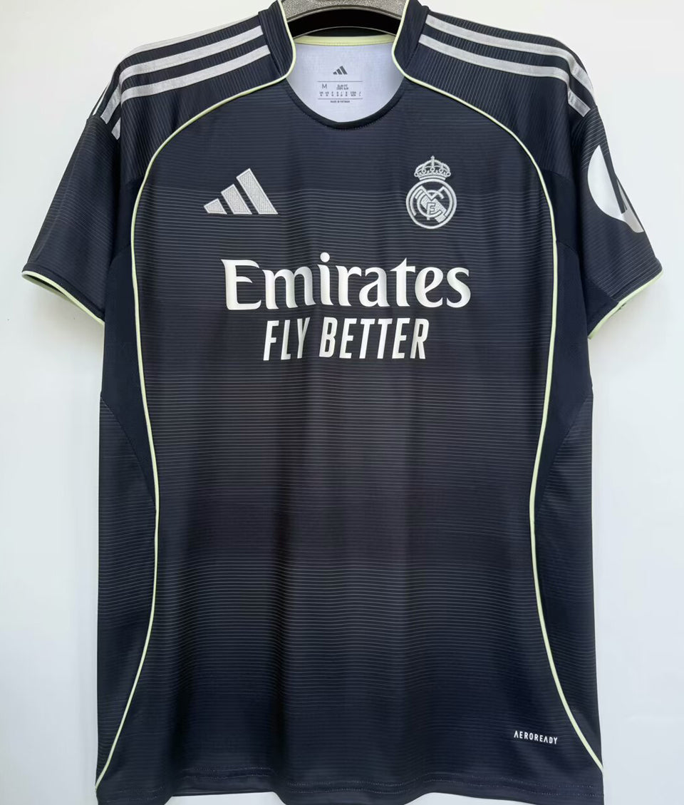 jersey 2025/26 real madrid visitante manga corta versión fan