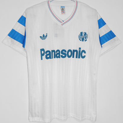 Jersey 1990 Marseille Local Manga corta Versión Fan Retro