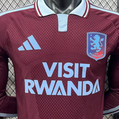 Jersey 2026/27 Aston Villa Local Manga larga Versión Jugador