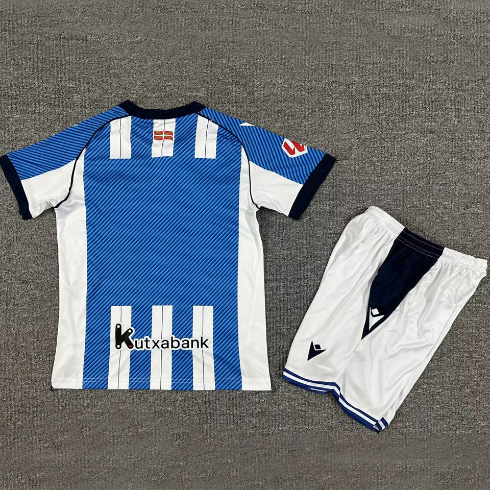 Jersey 2025/26 Real Sociedad Local Manga corta Niño