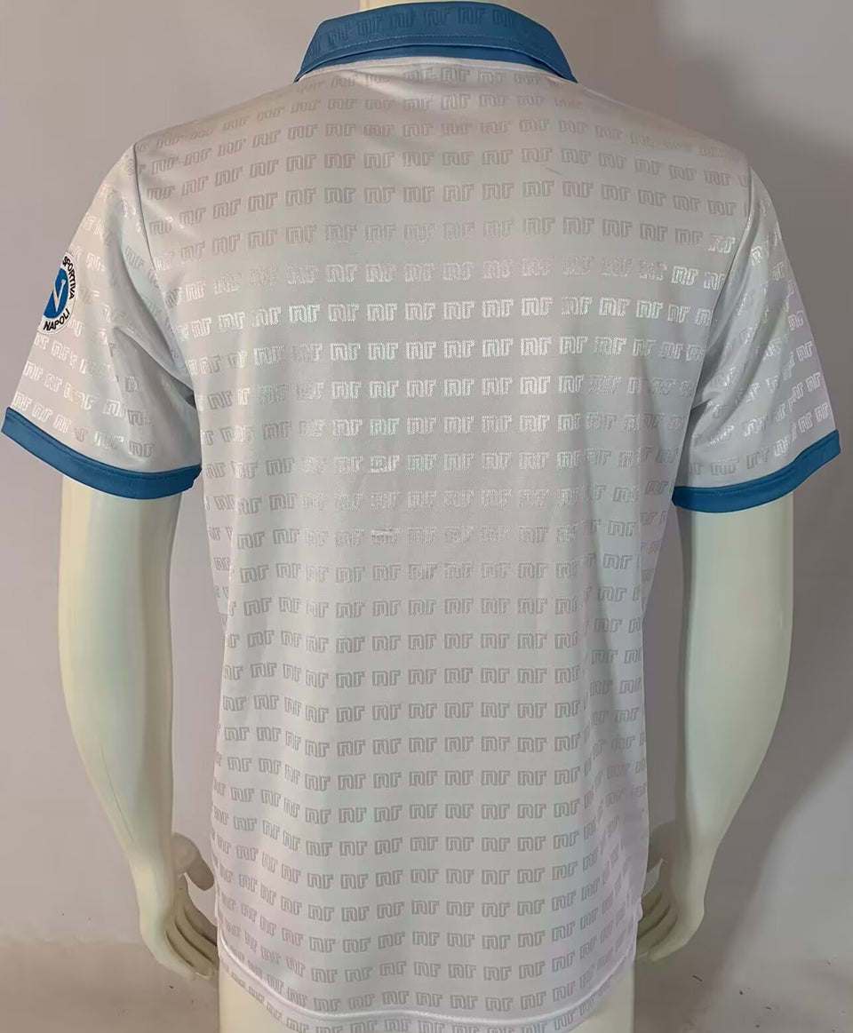 jersey 1990/91 napoli visitante manga corta versión fan retro