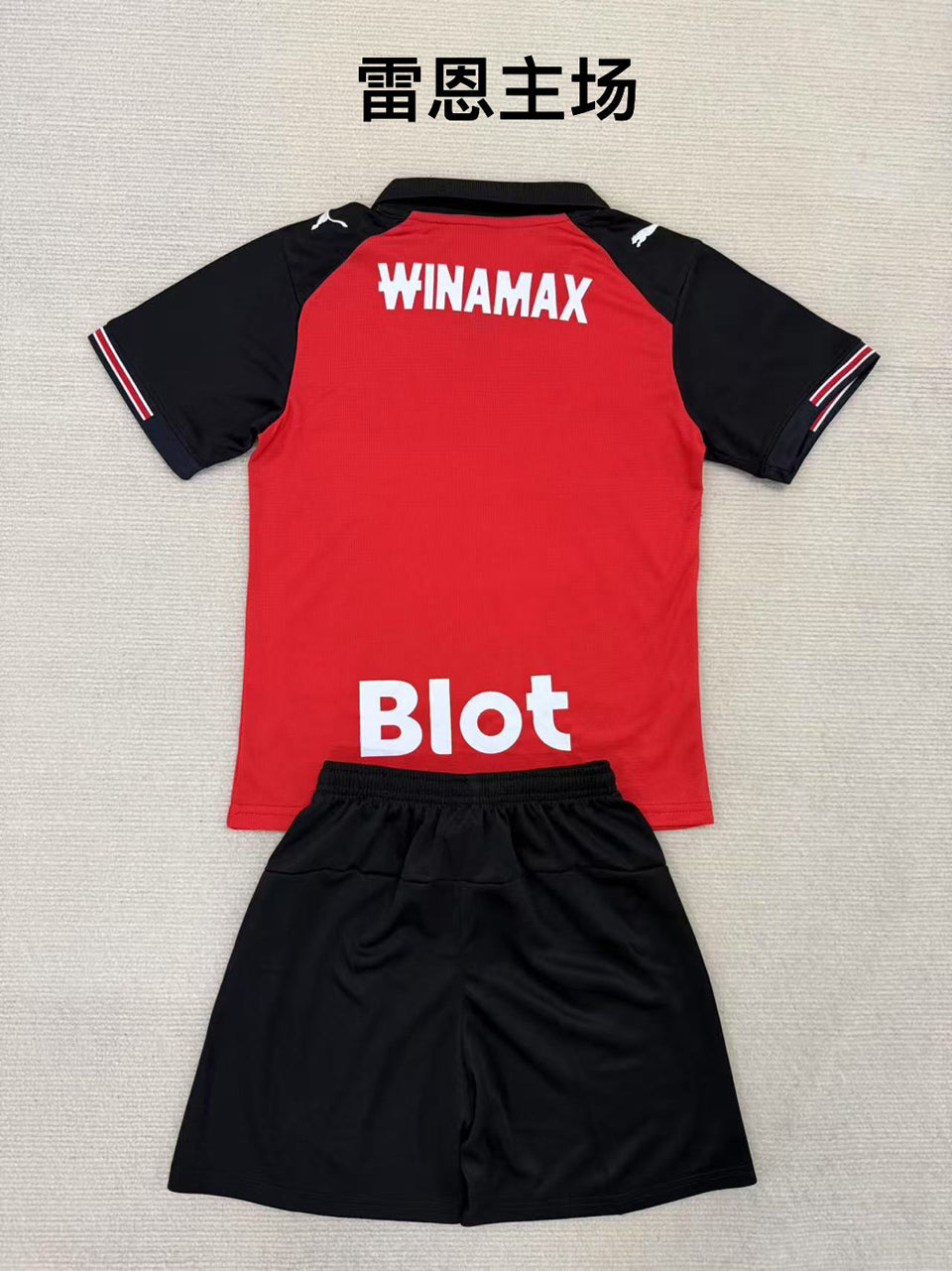 Jersey 2025/26 Rennais Local Manga corta Niño