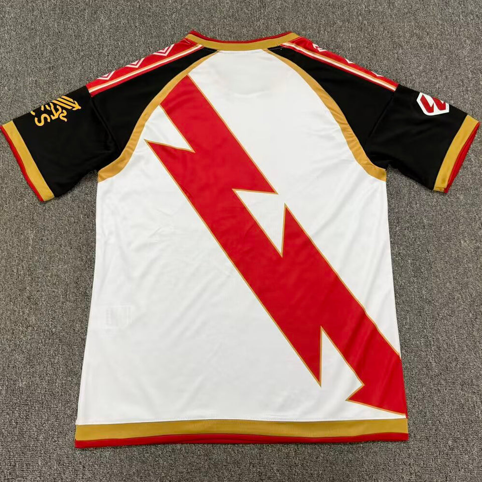 jersey 2026/27 rayo vallecano local manga corta versión fan