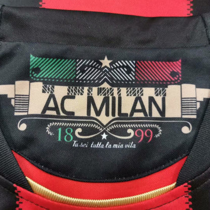 Jersey 2010/11 AC Milan Local Manga corta Versión Fan Retro