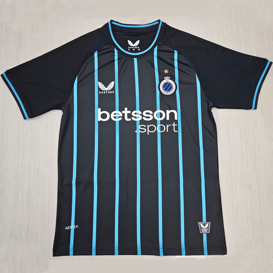 Jersey 2025/26 Club Brugge Local Manga corta Versión Fan