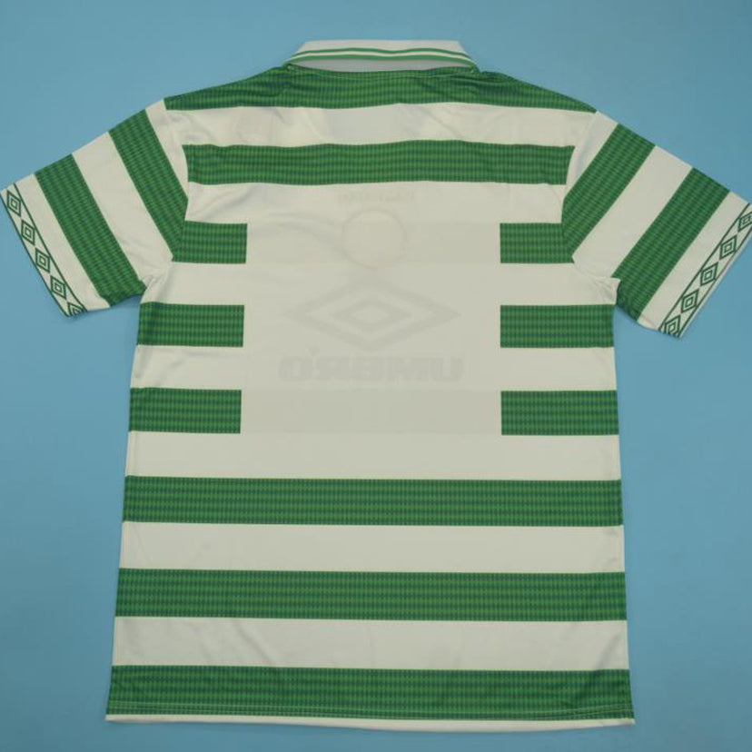 jersey 1997/99 celtic local manga corta versión fan retro