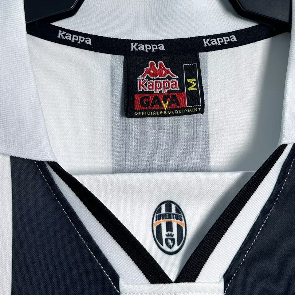 Jersey 1995/97 Juventus Local Manga larga Versión Fan Retro