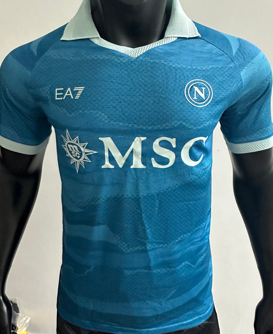 Jersey 2025 Napoli Partenope Limited Especial Manga corta Versión Jugador