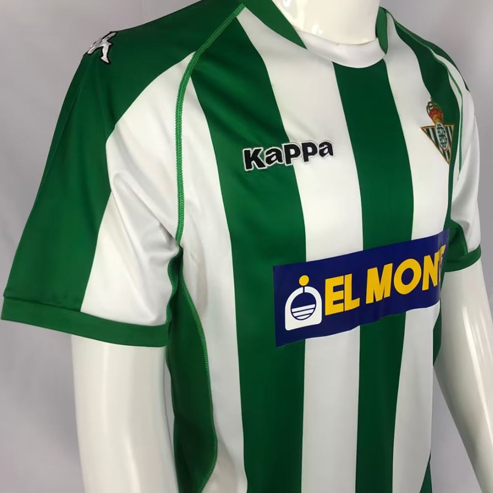 Jersey 2001/02 R BTS Local Manga corta Versión Fan Retro