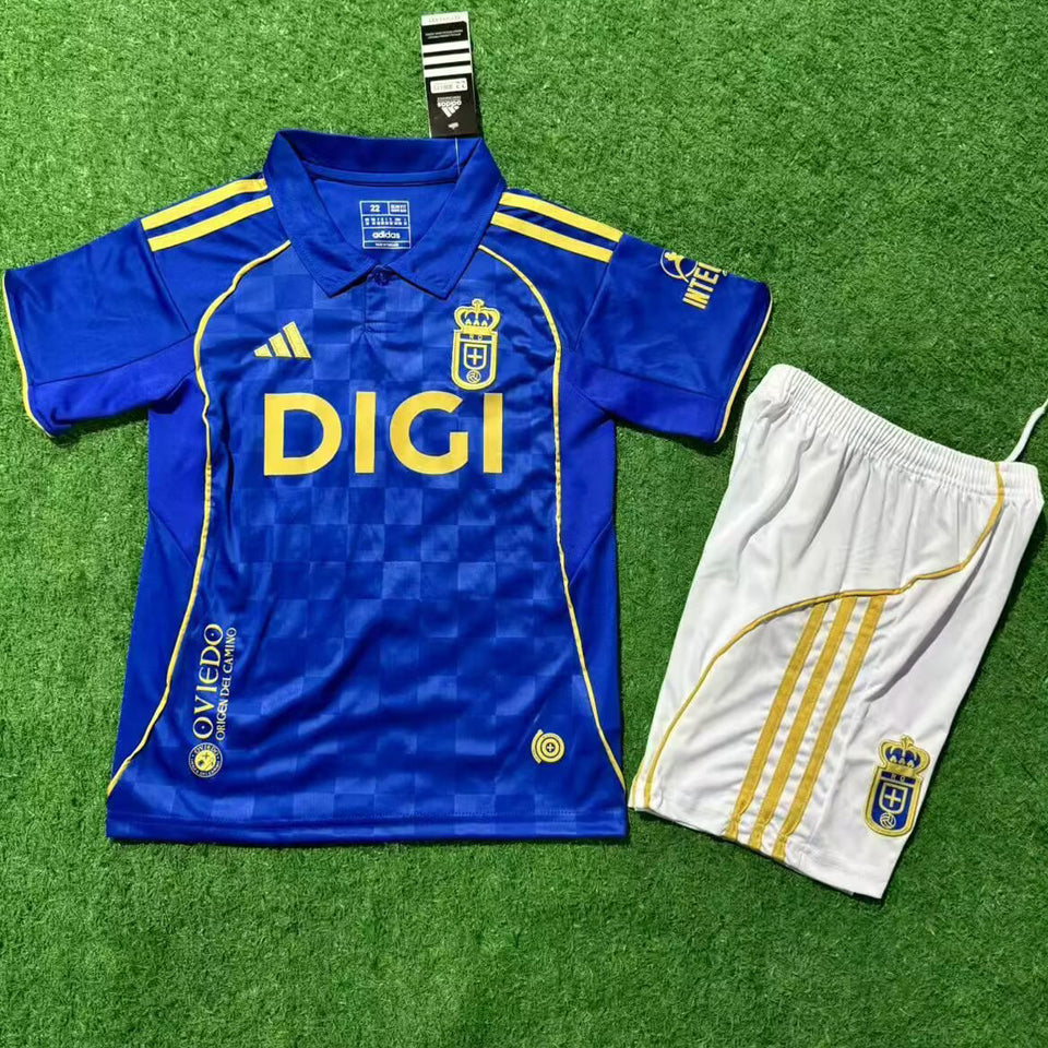Jersey 2025/26 Real Oviedo Local Manga corta Niño