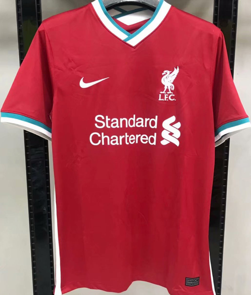 jersey 2020/21 liverpool local manga corta versión fan