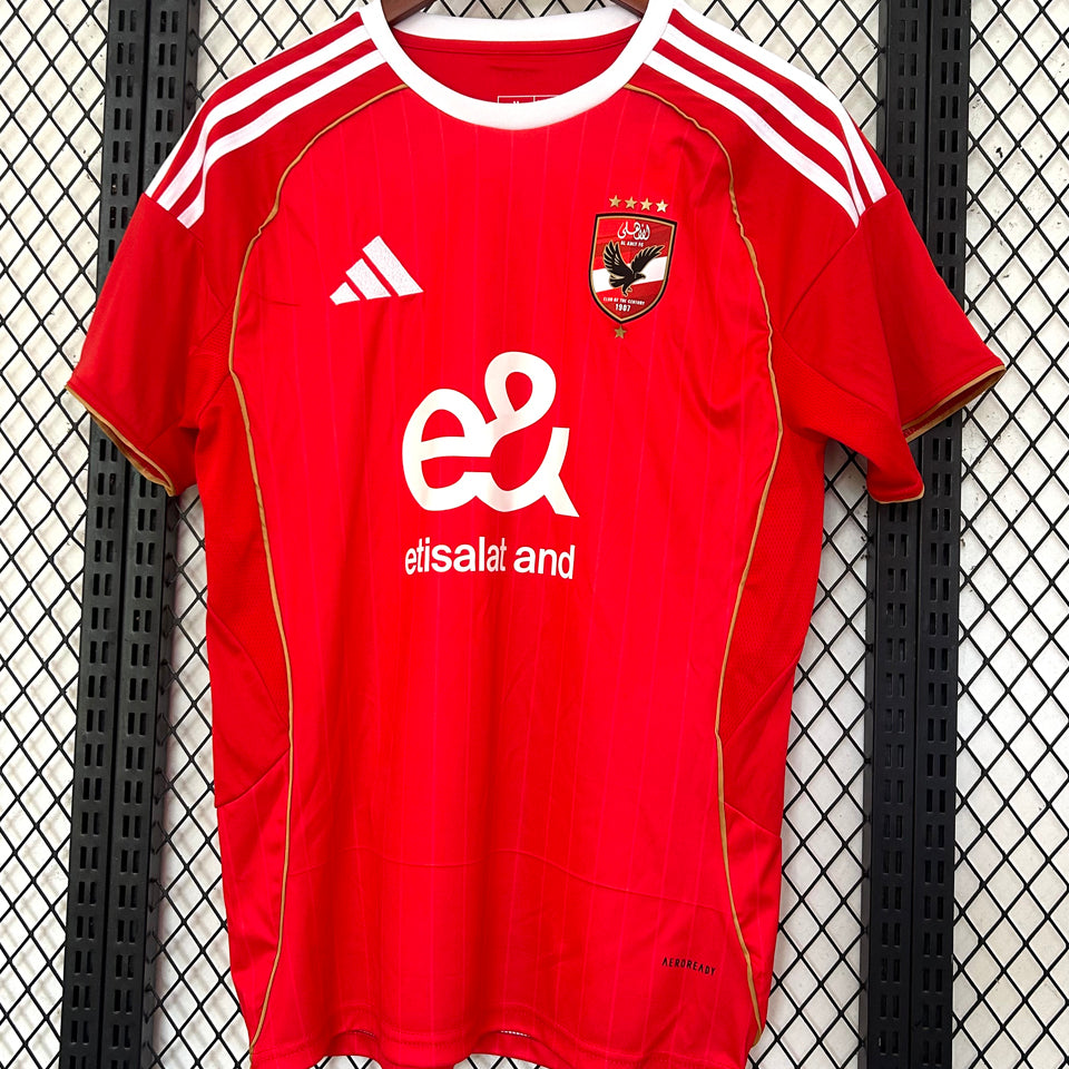 Jersey 2025/26 Al Ahly Local Manga corta Versión Fan