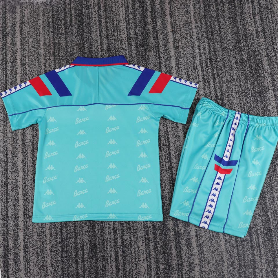 jersey 1992/95 barcelona visitante manga corta niño retro