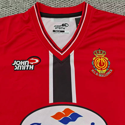 Jersey 2001/2002 Mallorca Local Manga corta Versión Fan Retro