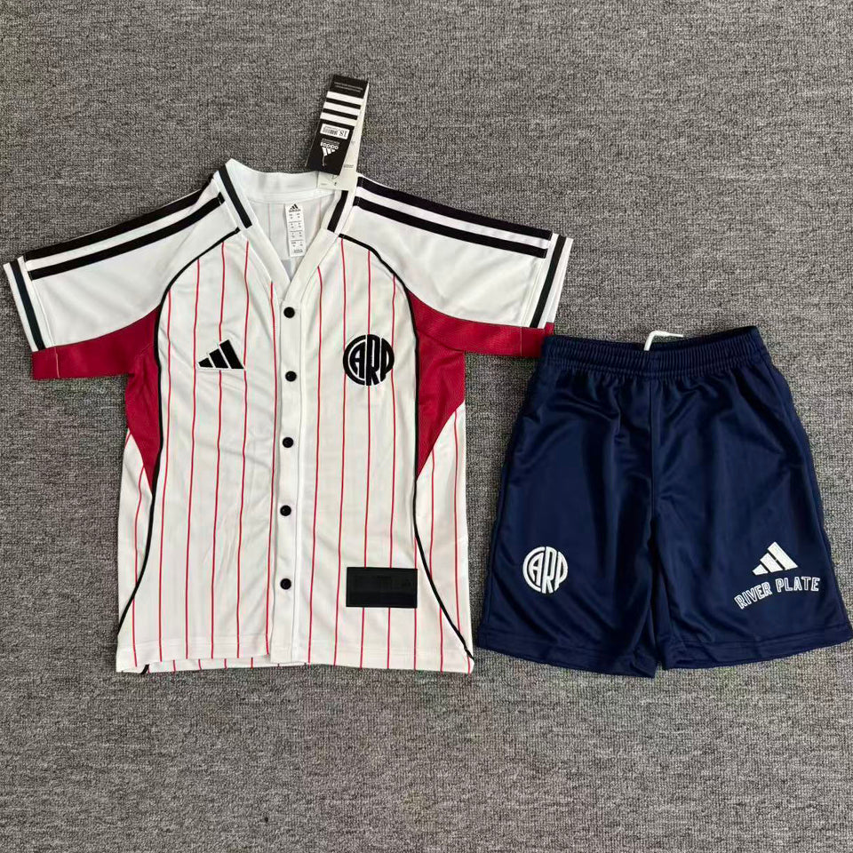jersey 2025/26 river plate  baseball especial manga corta niño