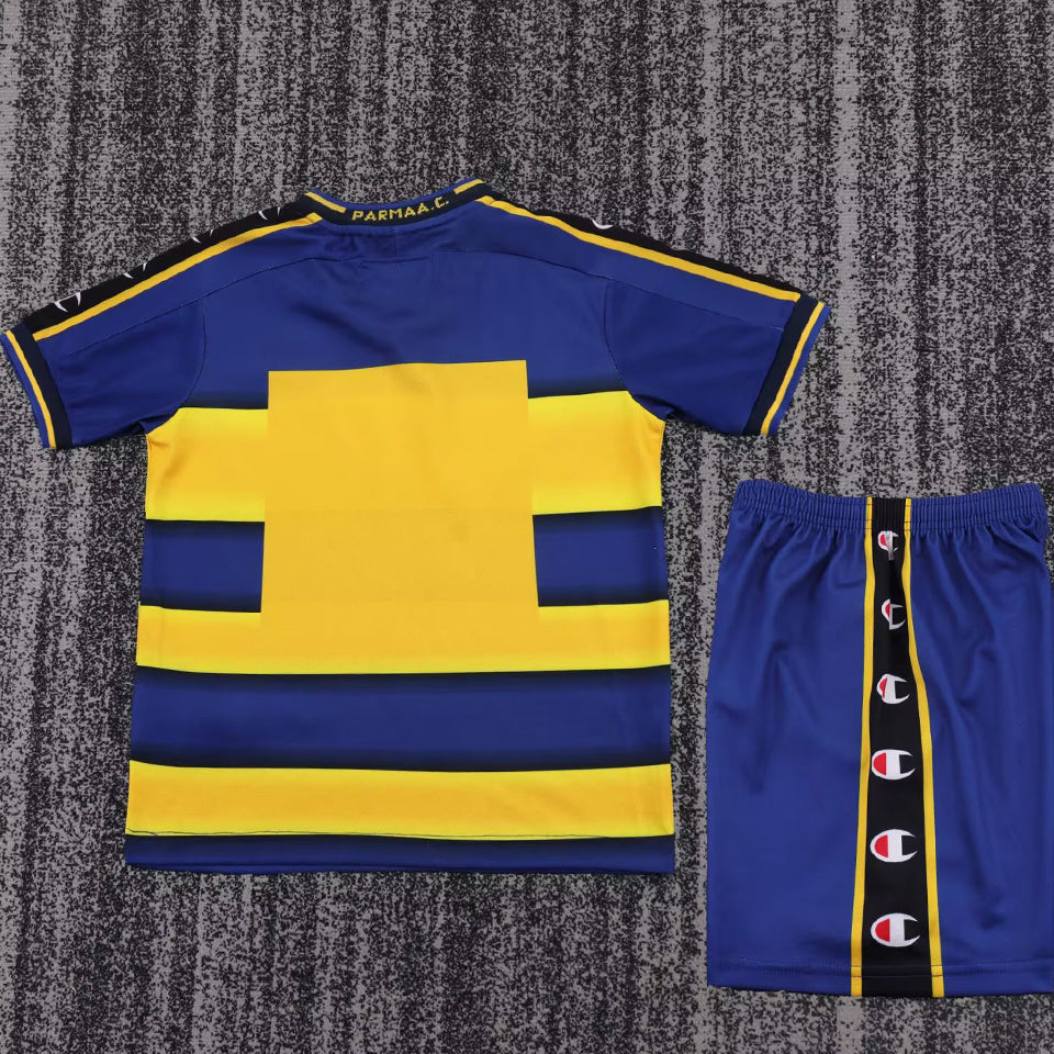 jersey 2001/2002 parma local manga corta niño retro