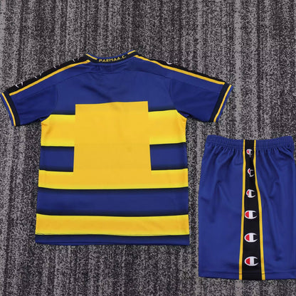 Jersey 2001/2002 Parma Local Manga corta Niño Retro