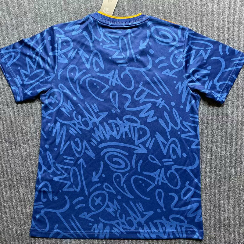 jersey 2021/22 real madrid visitante manga corta versión fan retro