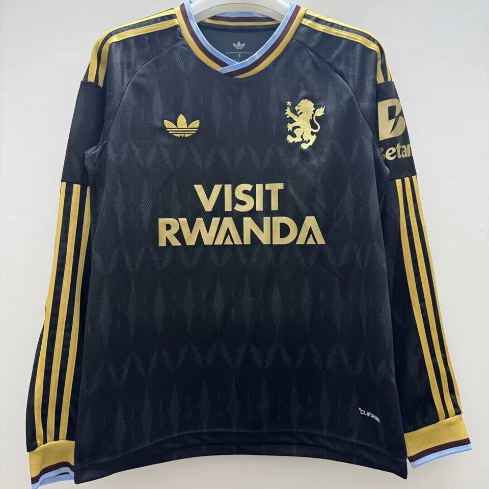 jersey 2026/27 aston villa visitante manga larga versión fan