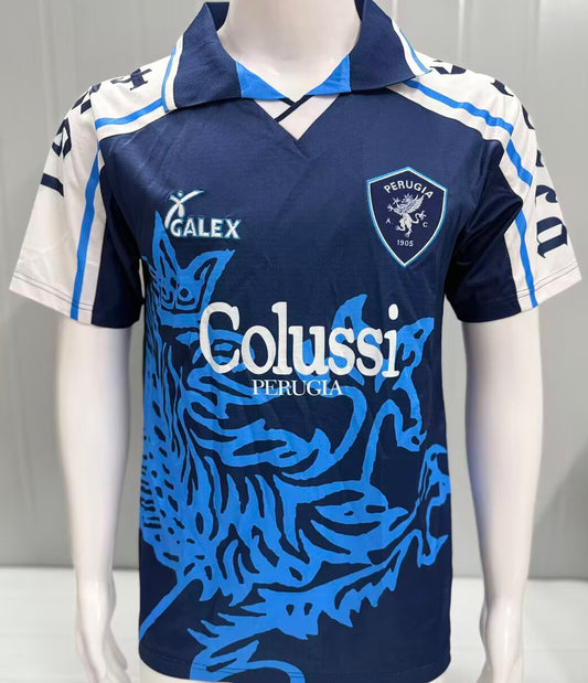 Jersey 1997/1998 Perugia Visitante Manga corta Versión Fan Retro