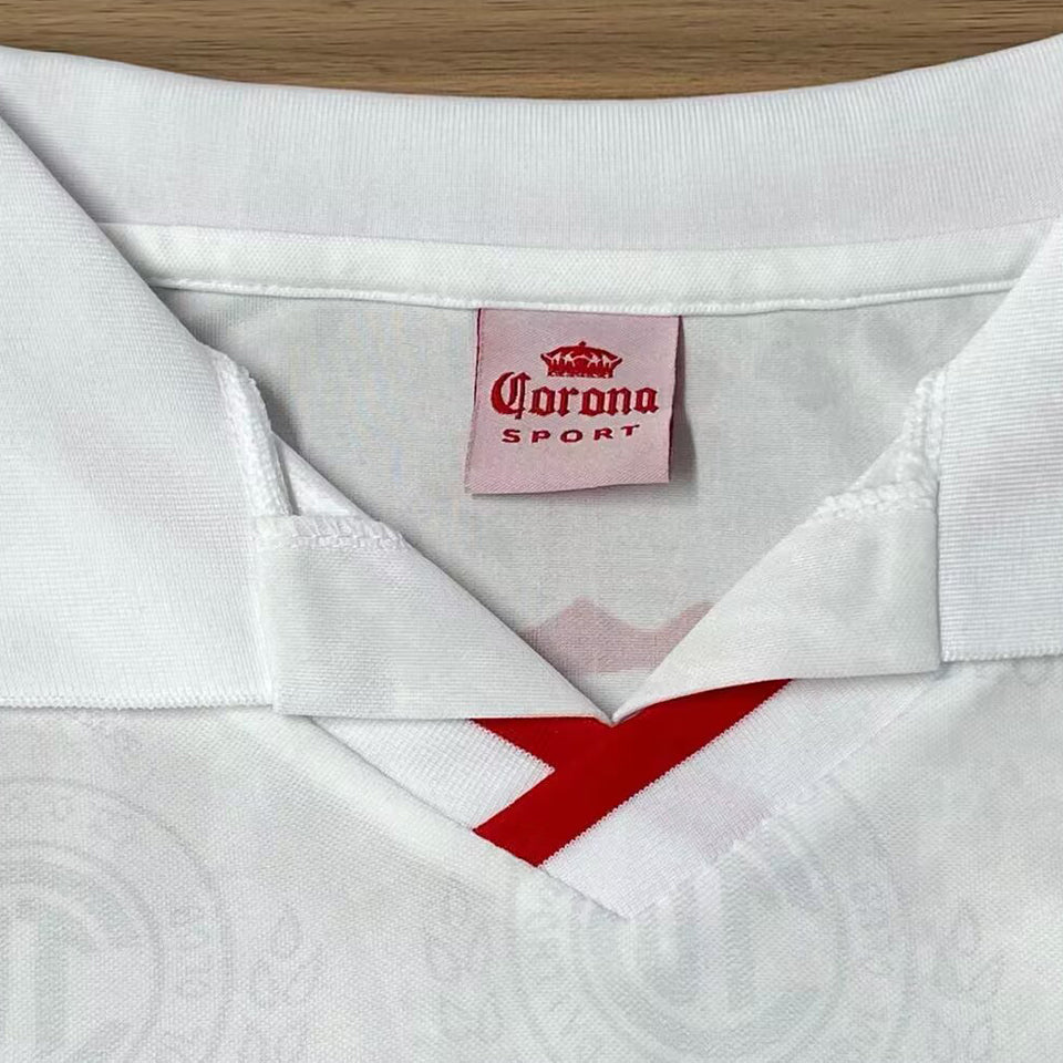 jersey 1996/1997 deportivo toluca visitante manga larga versión fan retro