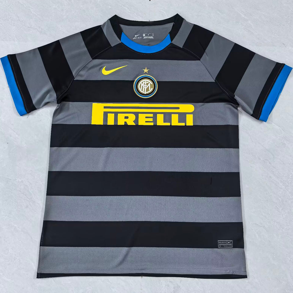 jersey 2020/2021 inter milan tercero manga corta versión fan retro