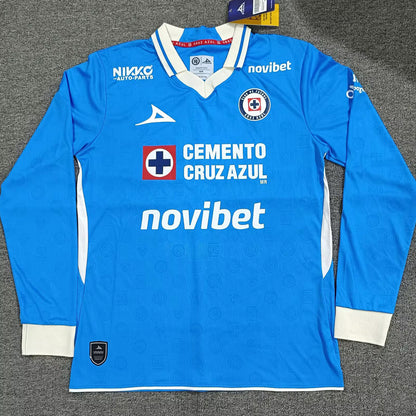 Jersey 2026/27 Cruz Azul Local Manga larga Versión Fan